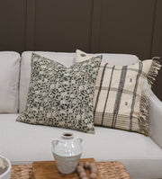 Cecilia Block Print Pillow Cover